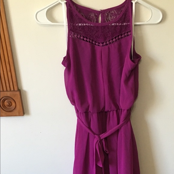 🍁FINAL SALE🍁 Girls Size 14 Purple Dress - Picture 1 of 8
